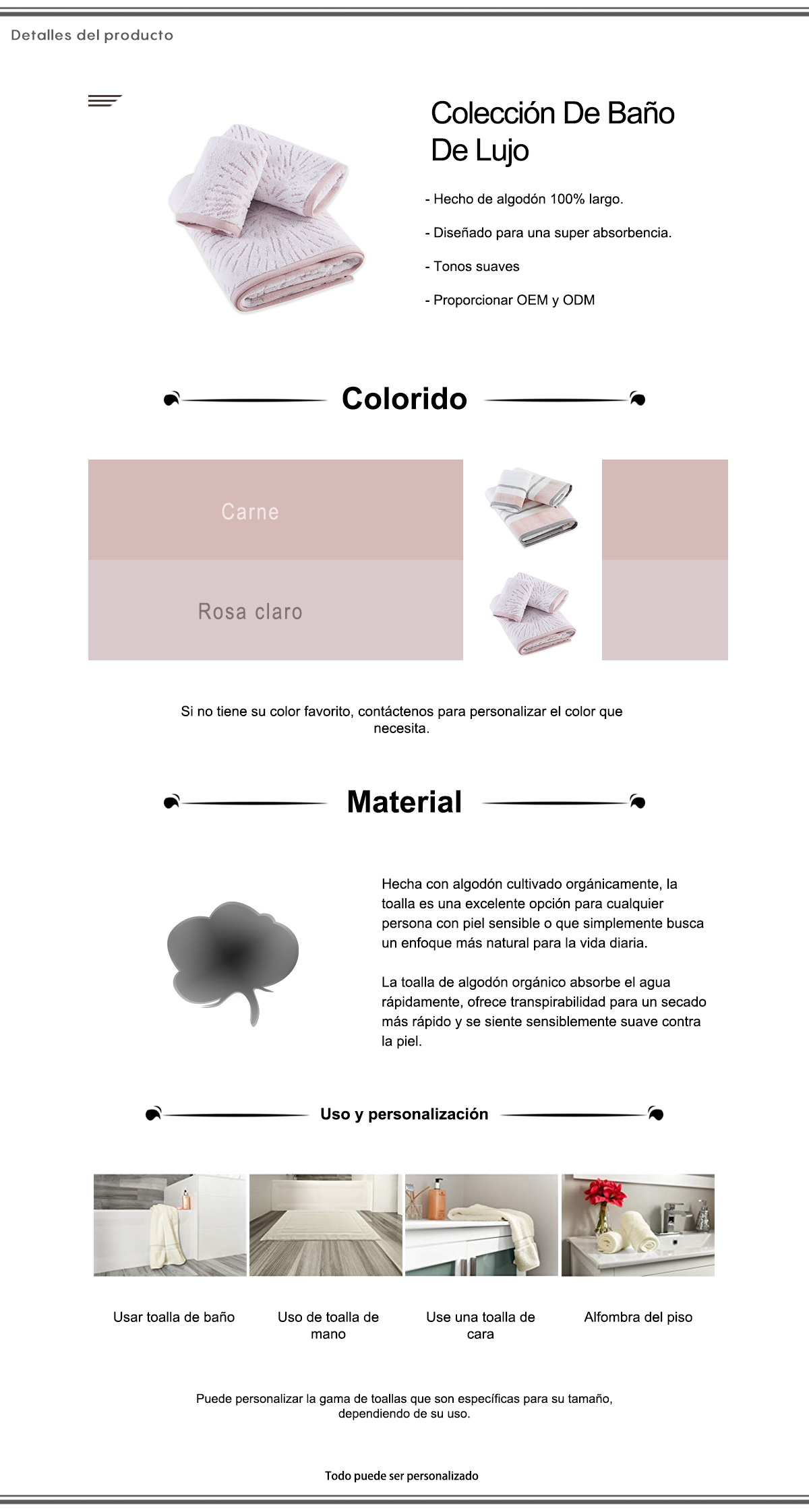 Colección De Baño De Lujo