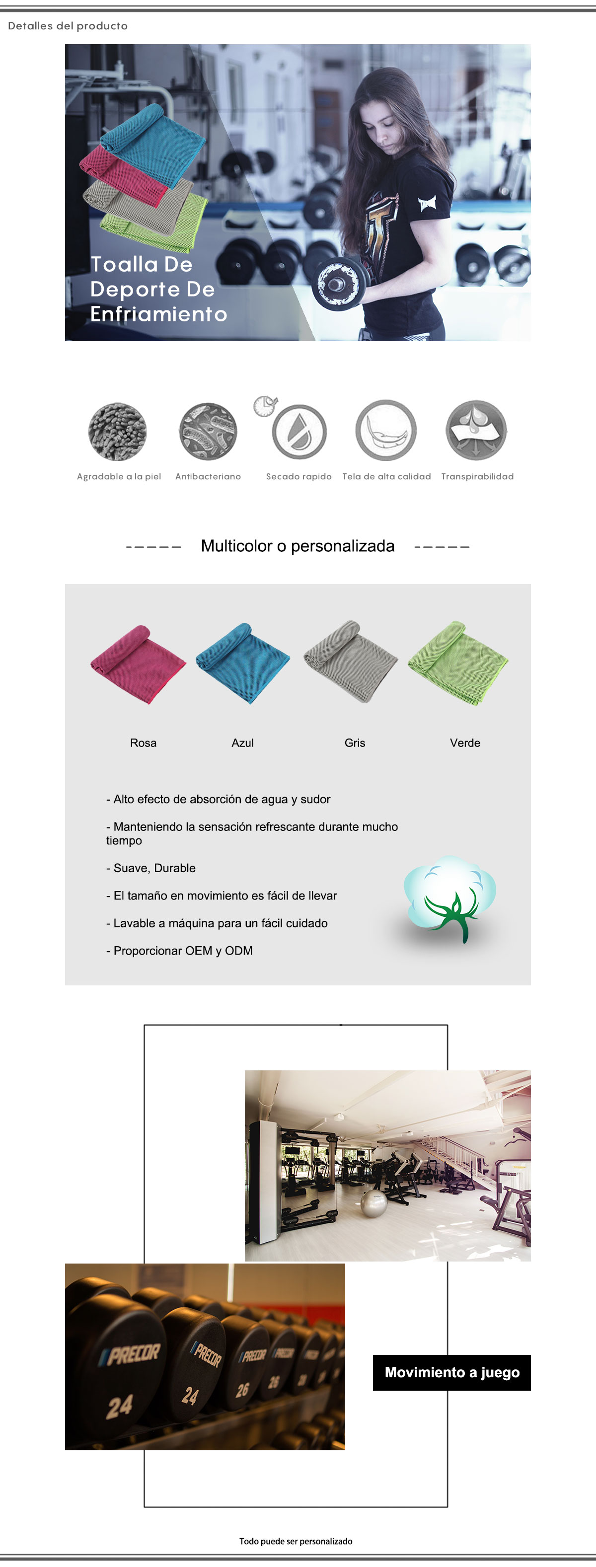 Toalla De Deporte De Enfriamiento