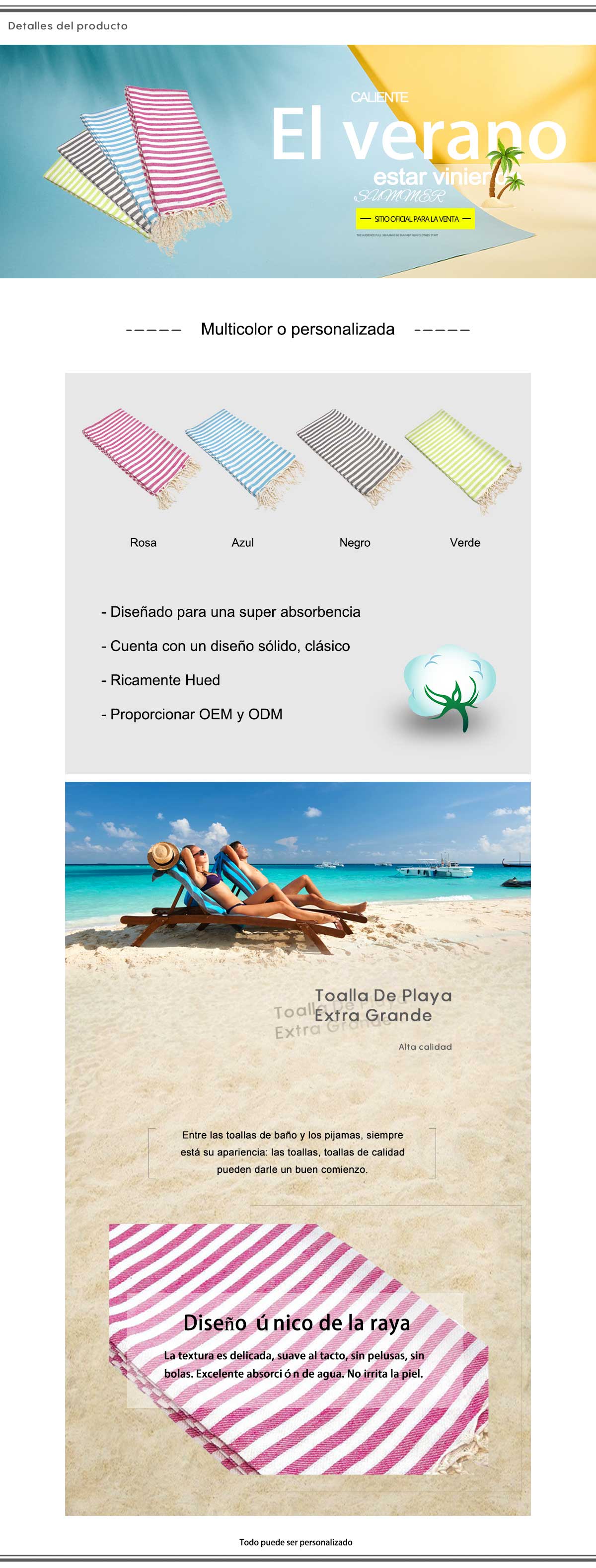 Toalla De Playa De La Raya