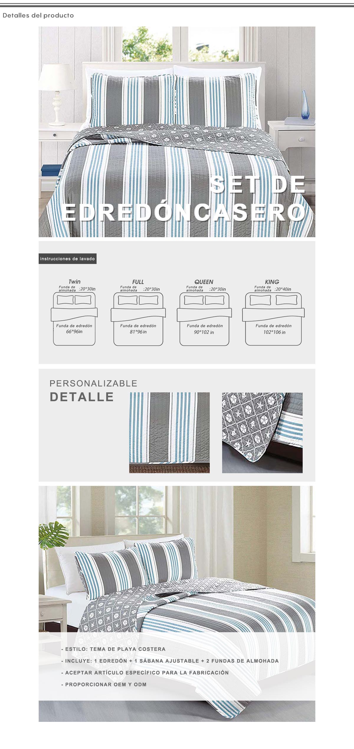 Set De Edredón Casero