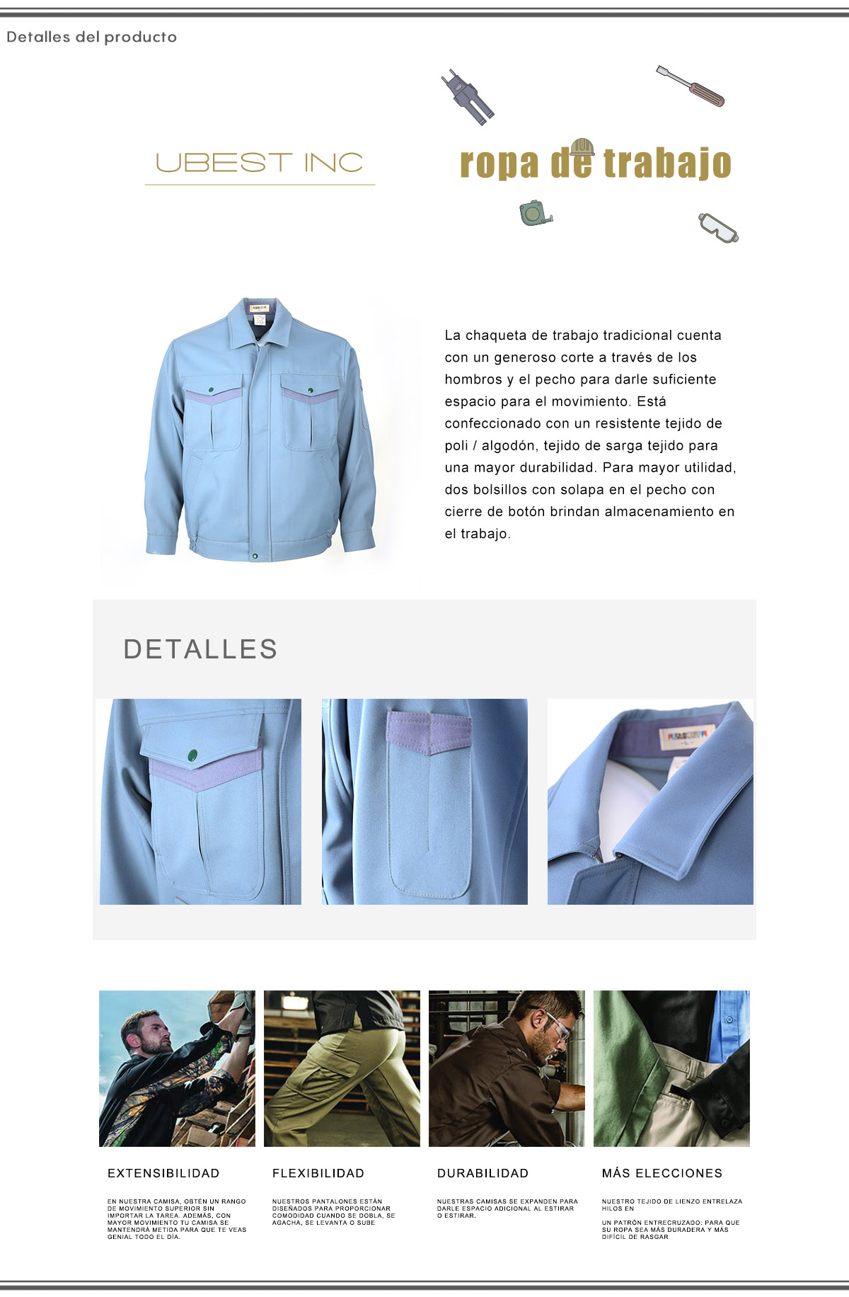 Ropa de Trabajo Para Hombres