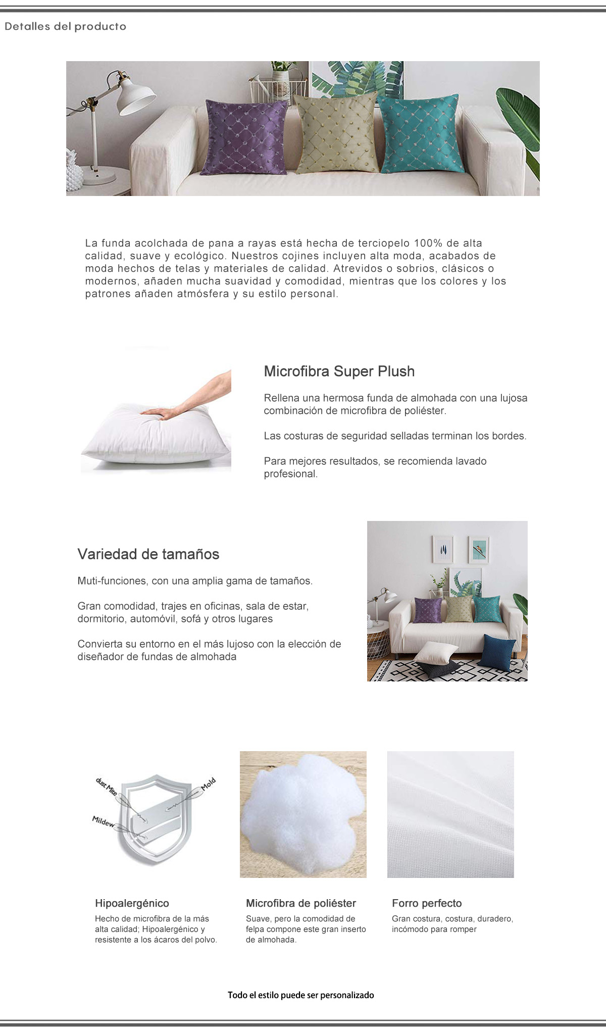 Fundas De Cojines De Tela De Seda