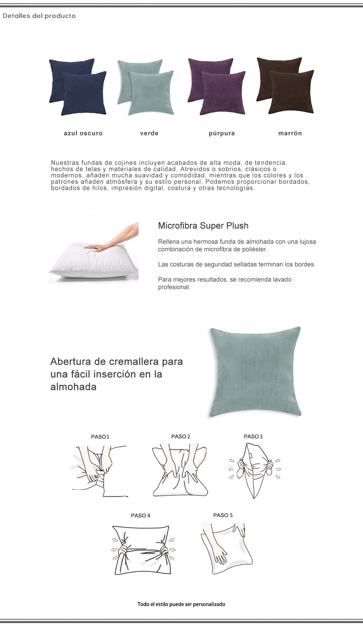 Fundas De Almohada De Tiro De Pana