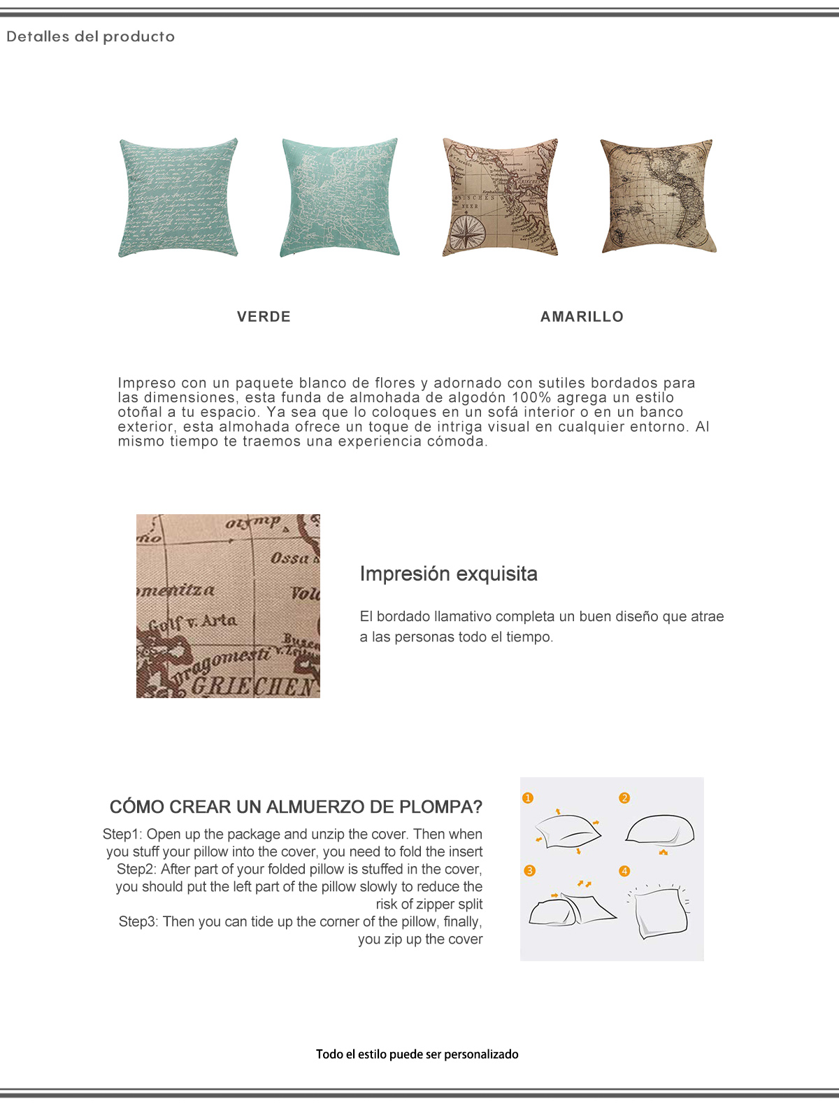 Fundas De Almohada De Algodón De Lino