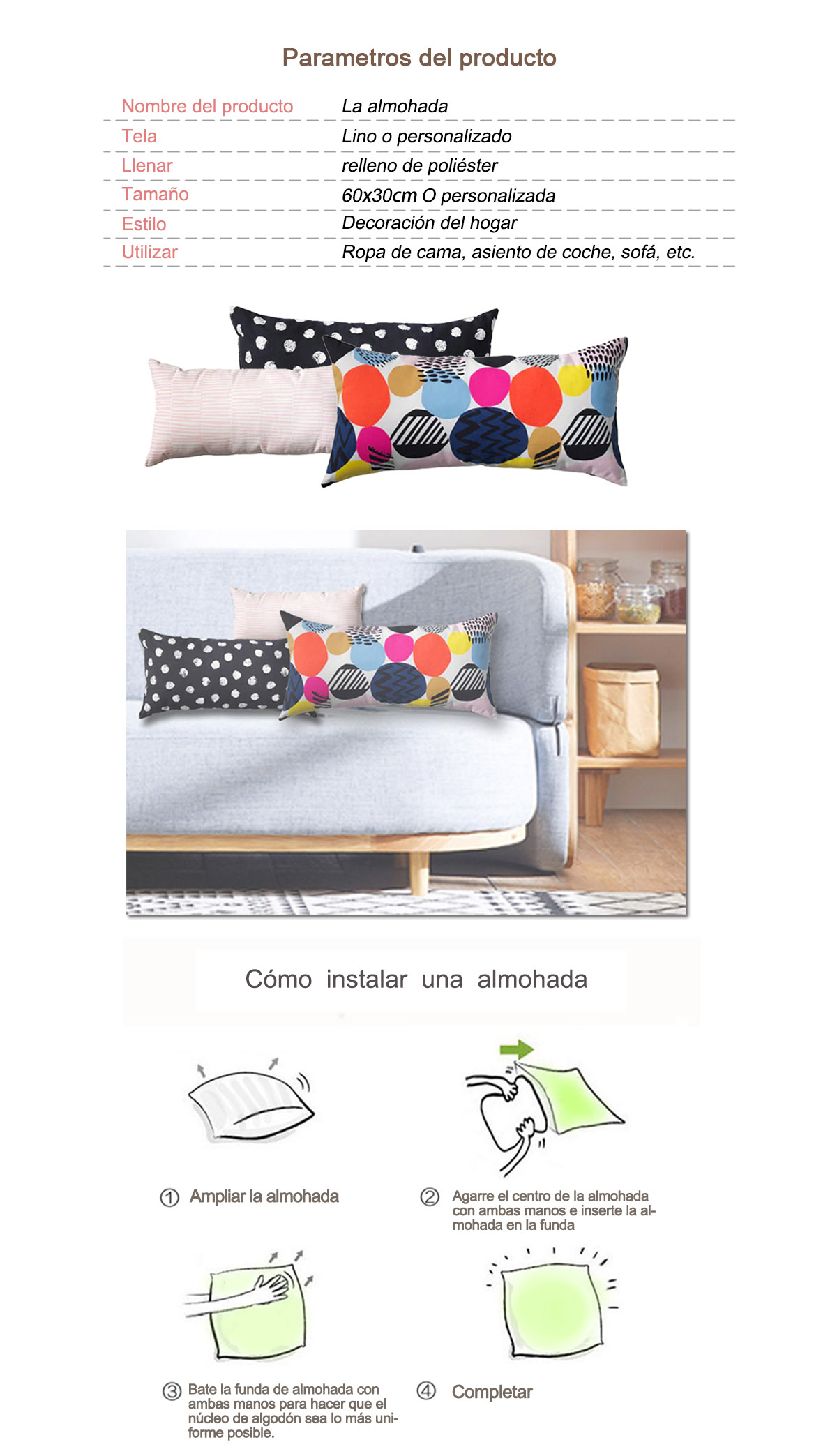 Cojin Almohada