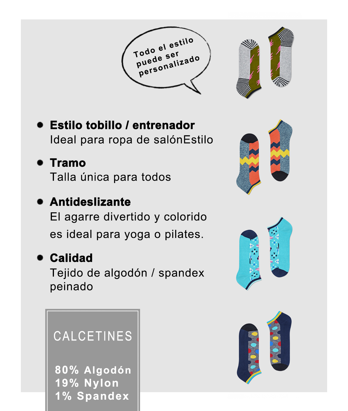 Calcetines Atléticos Del Tobillo de Los Hombres