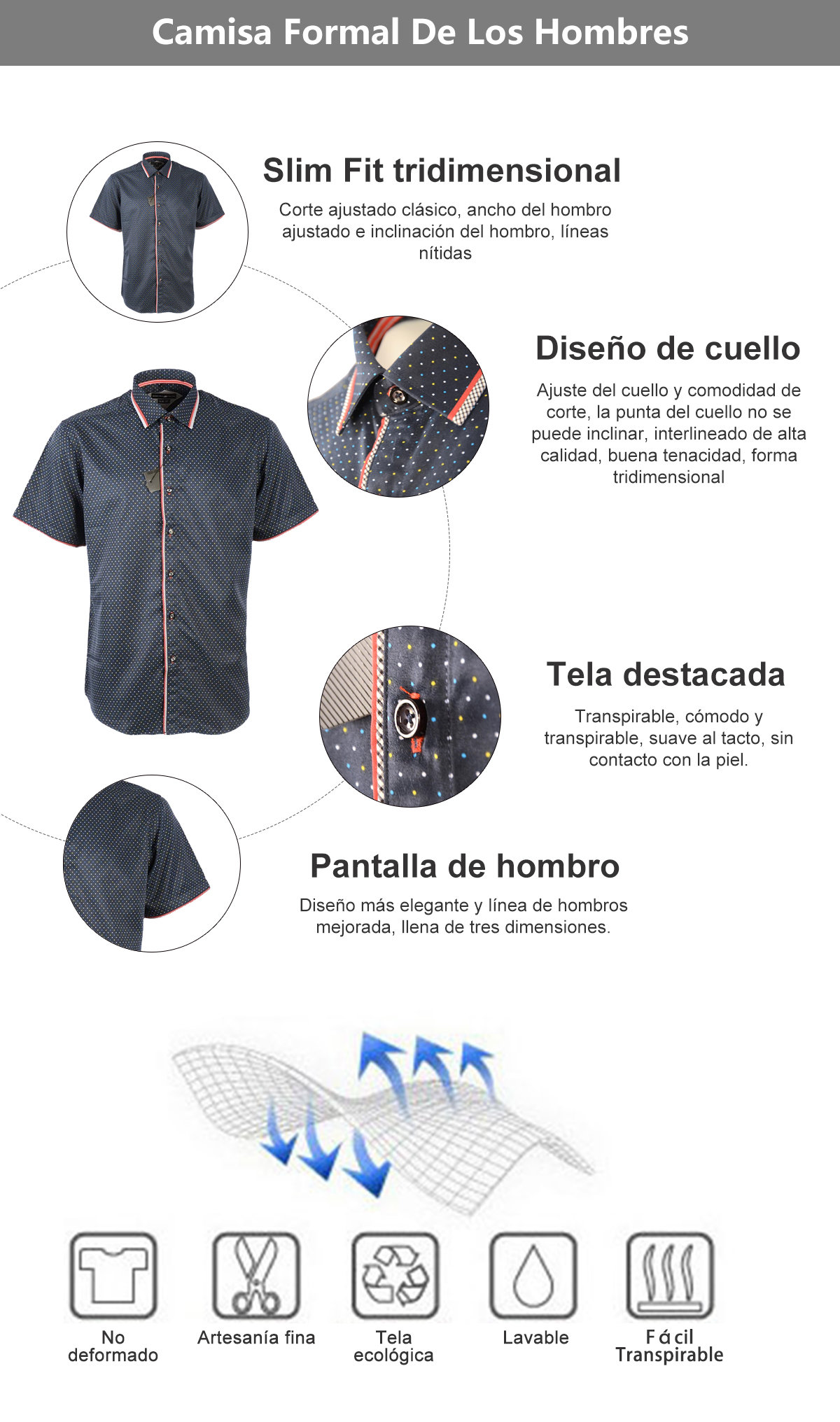 Camisa Formal De Los Hombres