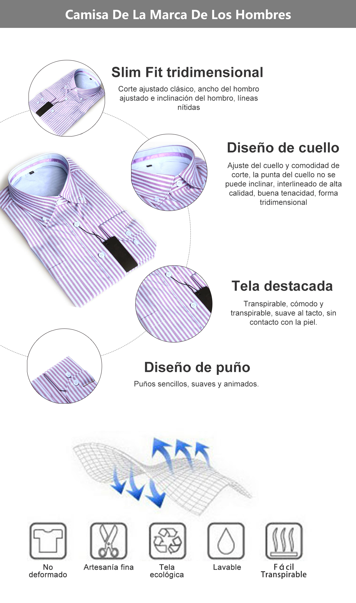 Camisa De La Marca De Los Hombres