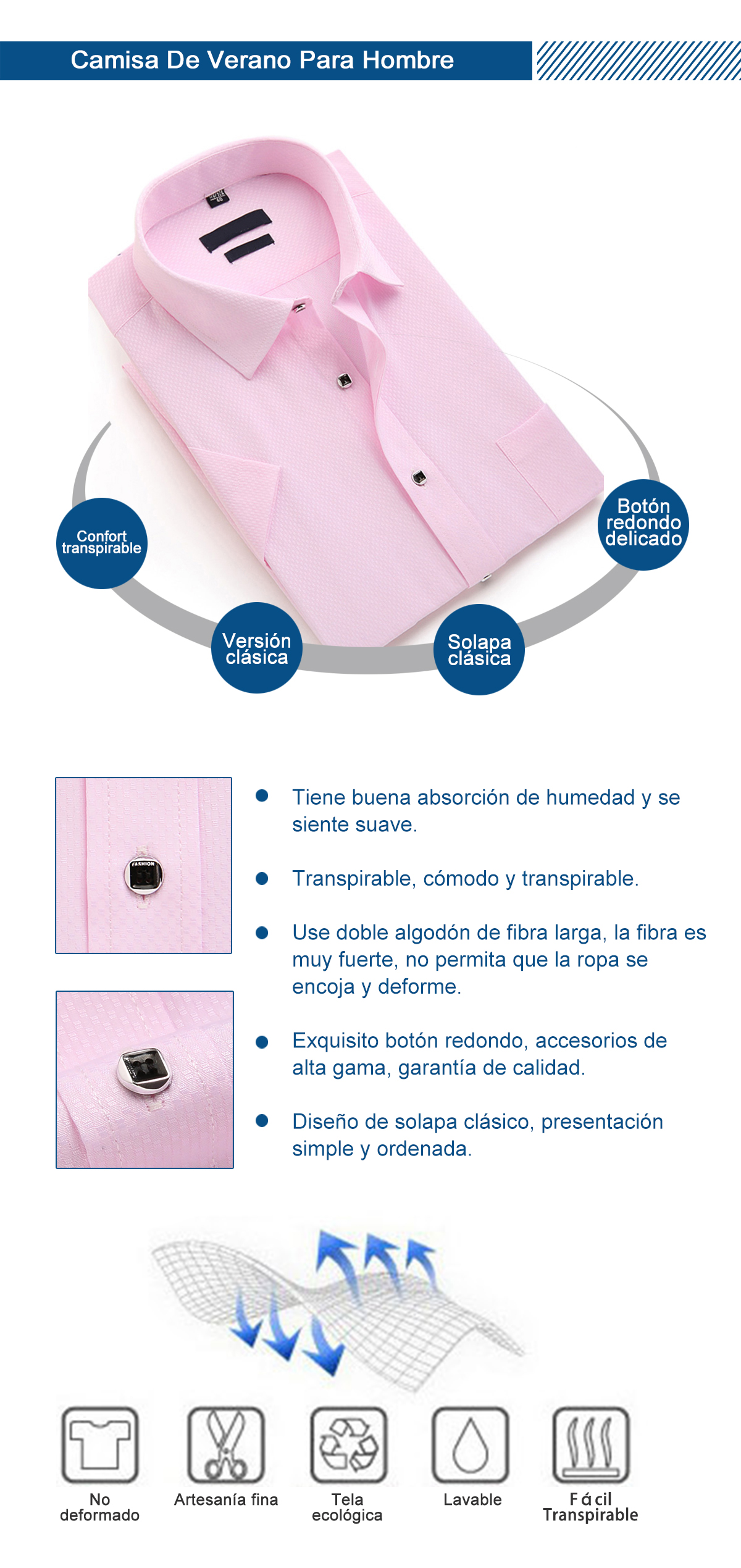 Camisa De Verano Para Hombre