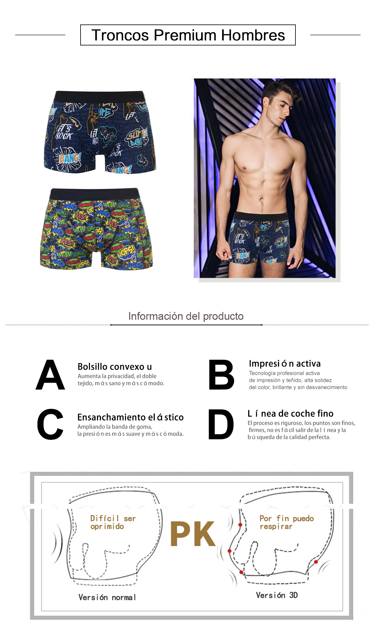 Troncos Premium Hombres