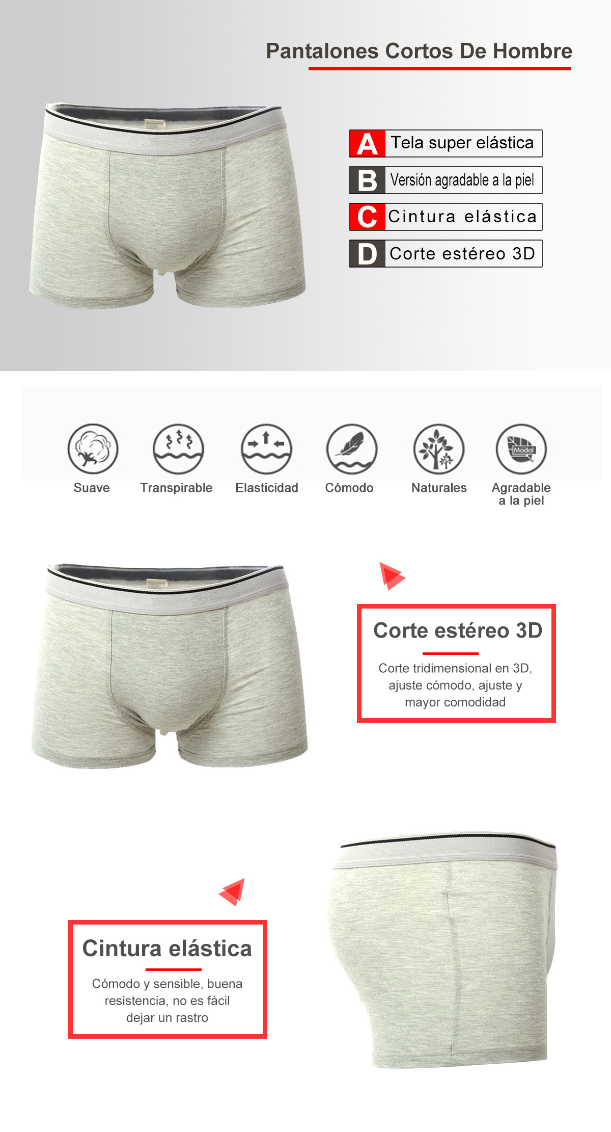 Pantalones Cortos De Hombre