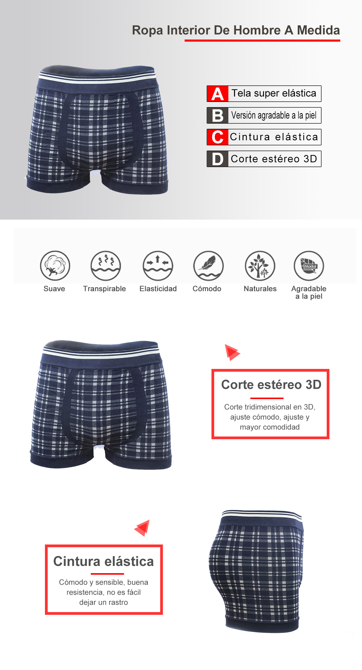 Ropa Interior De Hombre A Medida
