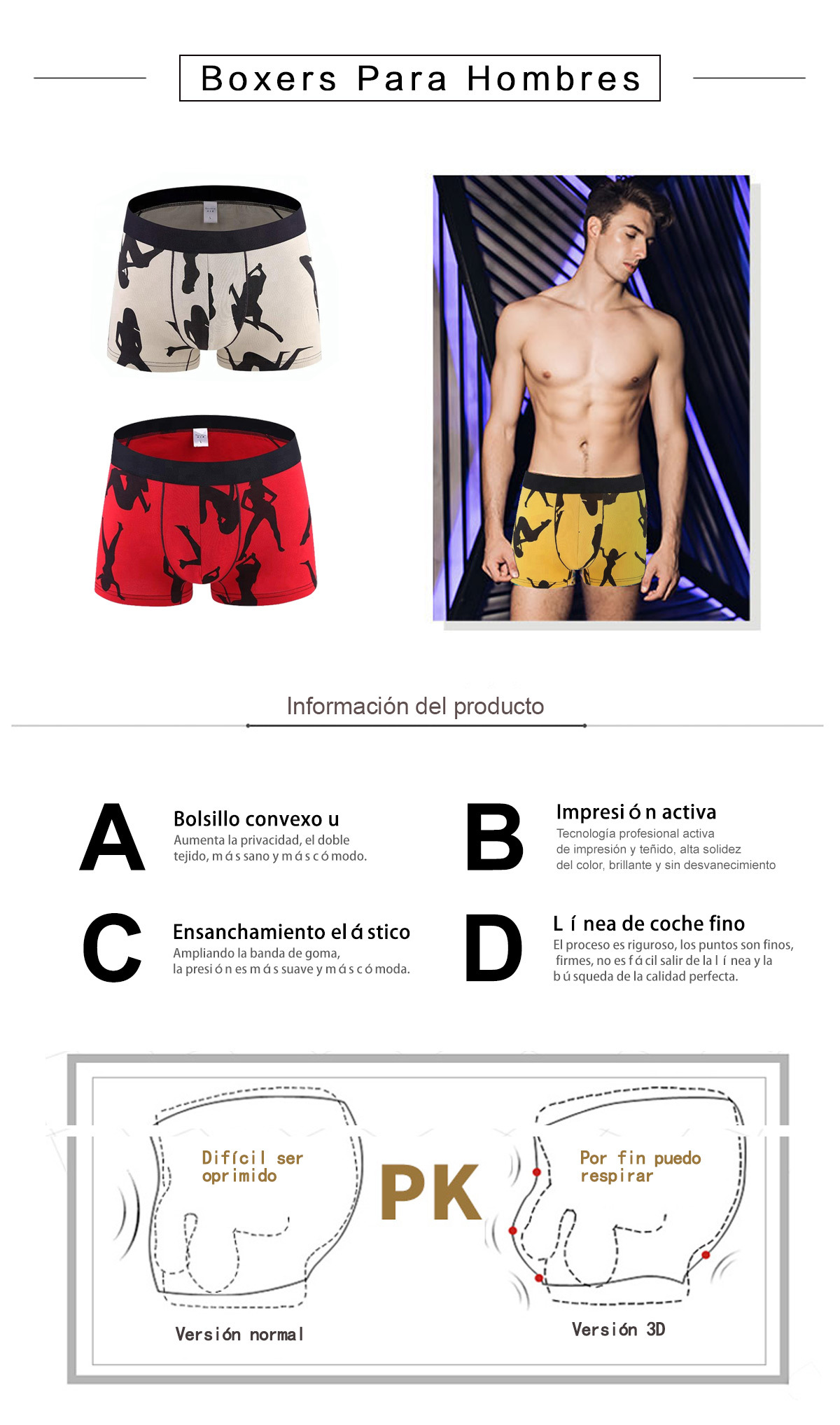 Boxers Para Hombres