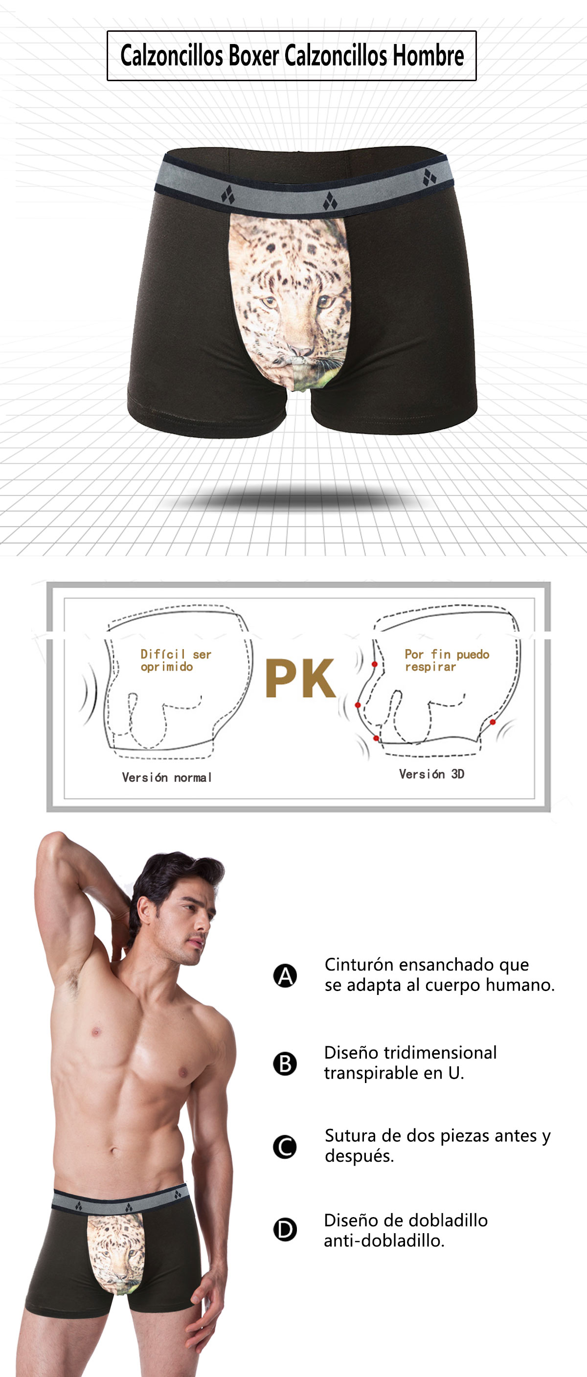 Calzoncillos Boxer Calzoncillos Hombre