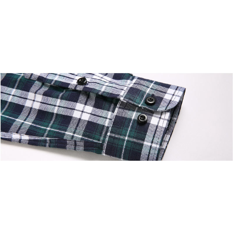 Camisas De Manga Larga De Hombres A Cuadros