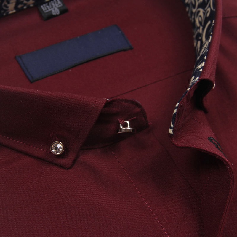 Camisa Formal De Oficina De Manga Larga