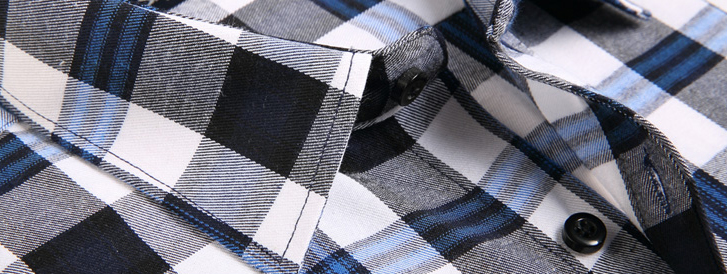 Camisas A Cuadros De Manga Larga Para Hombres