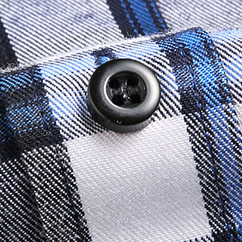 Camisas A Cuadros De Manga Larga Para Hombres