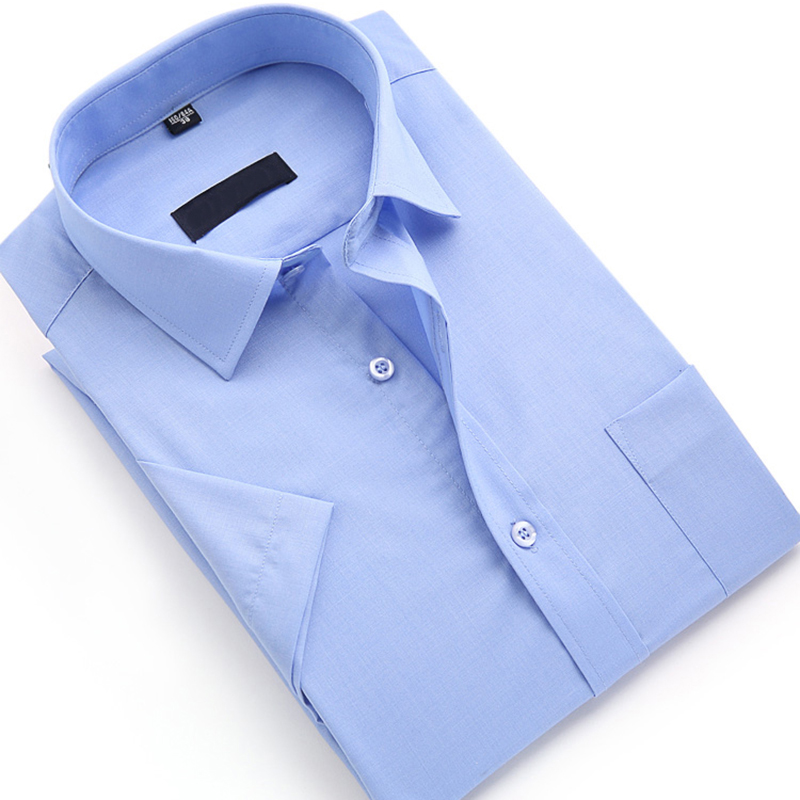 Camisa Slim Fit De Manga Corta Para Hombre