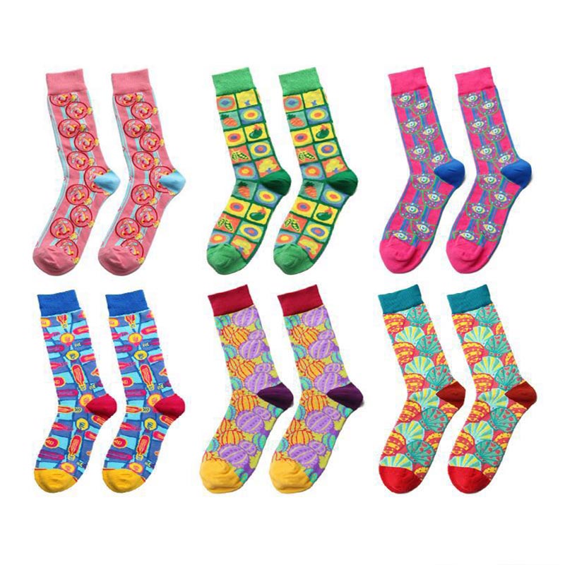 Calcetines Casuales de Colores